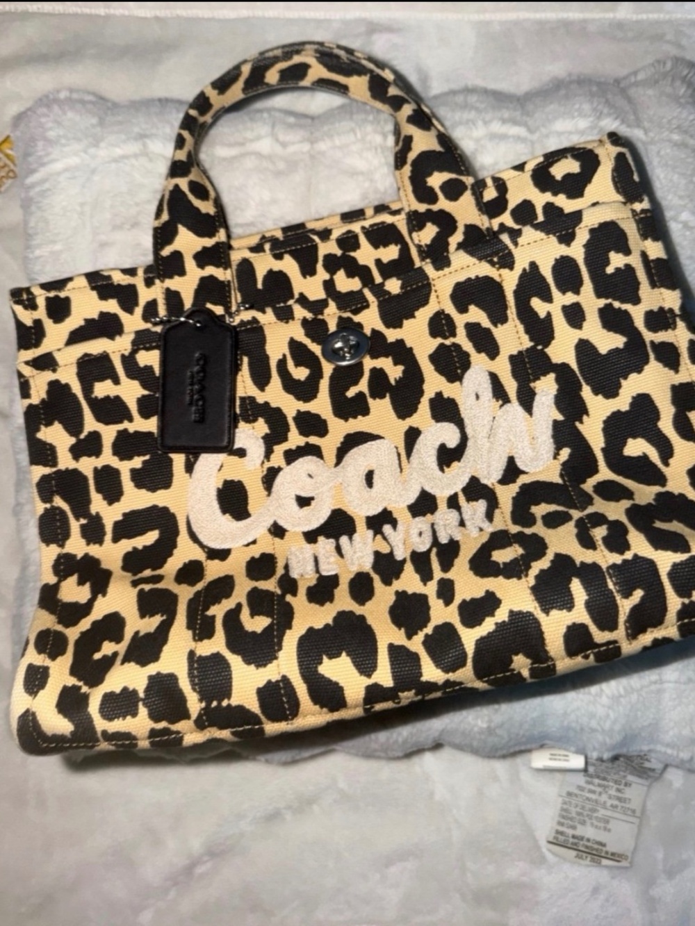 Coach Cargo Tote Bag